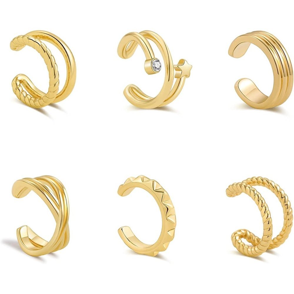Gold Cuff Cartilage Earring